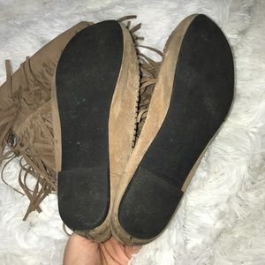 Fringe boots